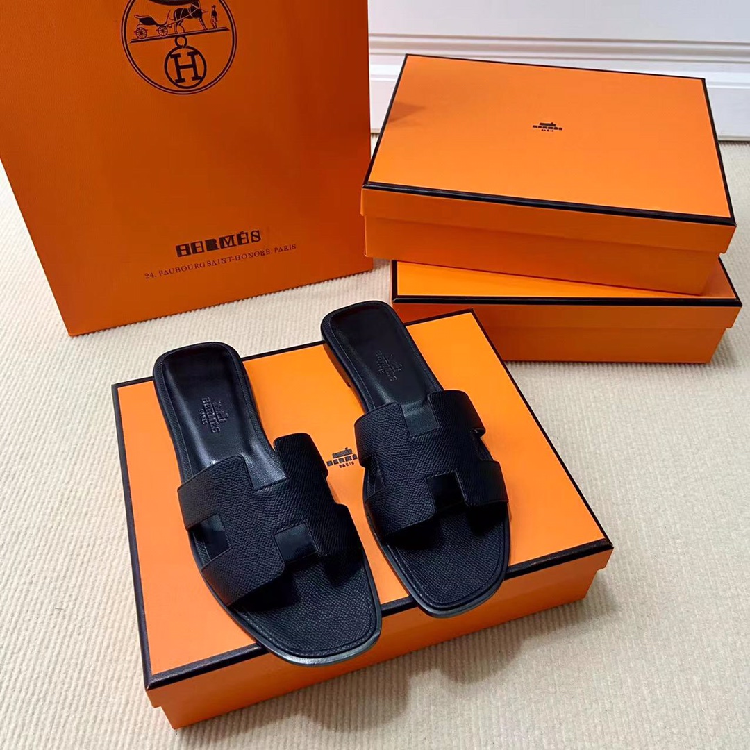 에르메스 올수공 오란 슬리퍼 샌들 앱송 39